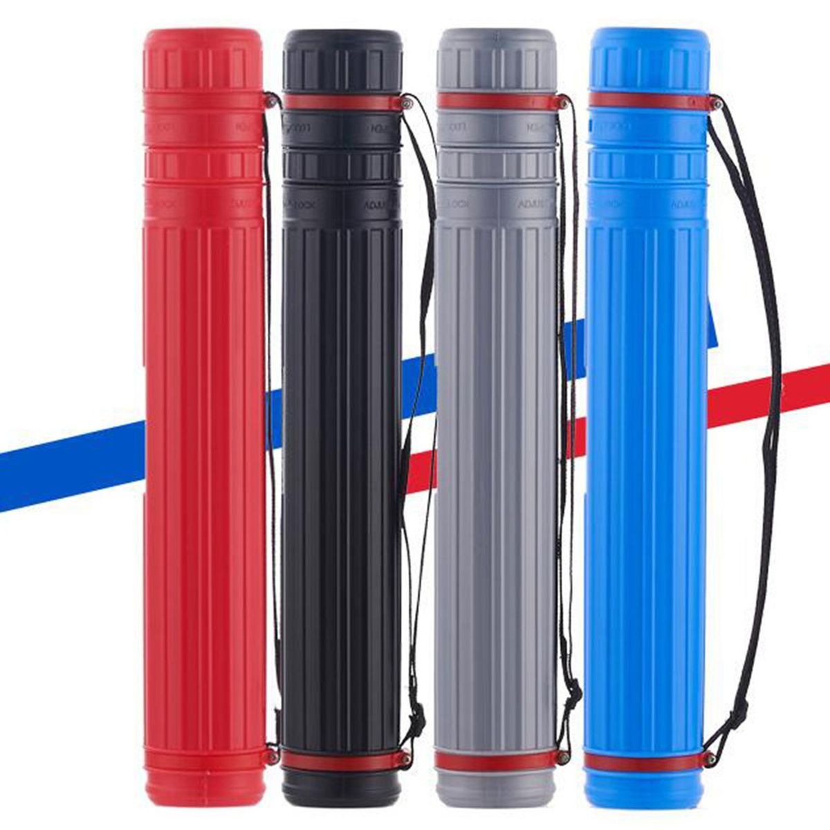 Artwork Document Poster Storage Tube Plastic Carry Case Box For 72x7cm