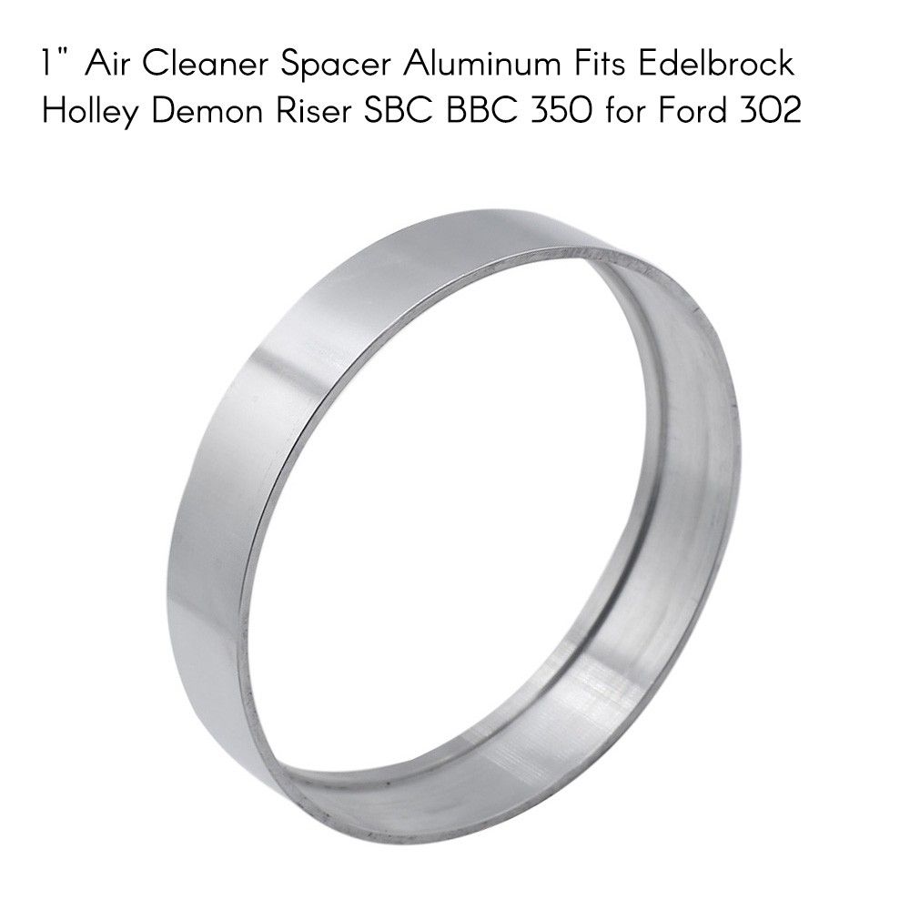 1" Air Cleaner Spacer Aluminum Fits Edelbrock Holley Demon