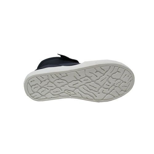 Boys Navy Stretch Strap Ankle Boot