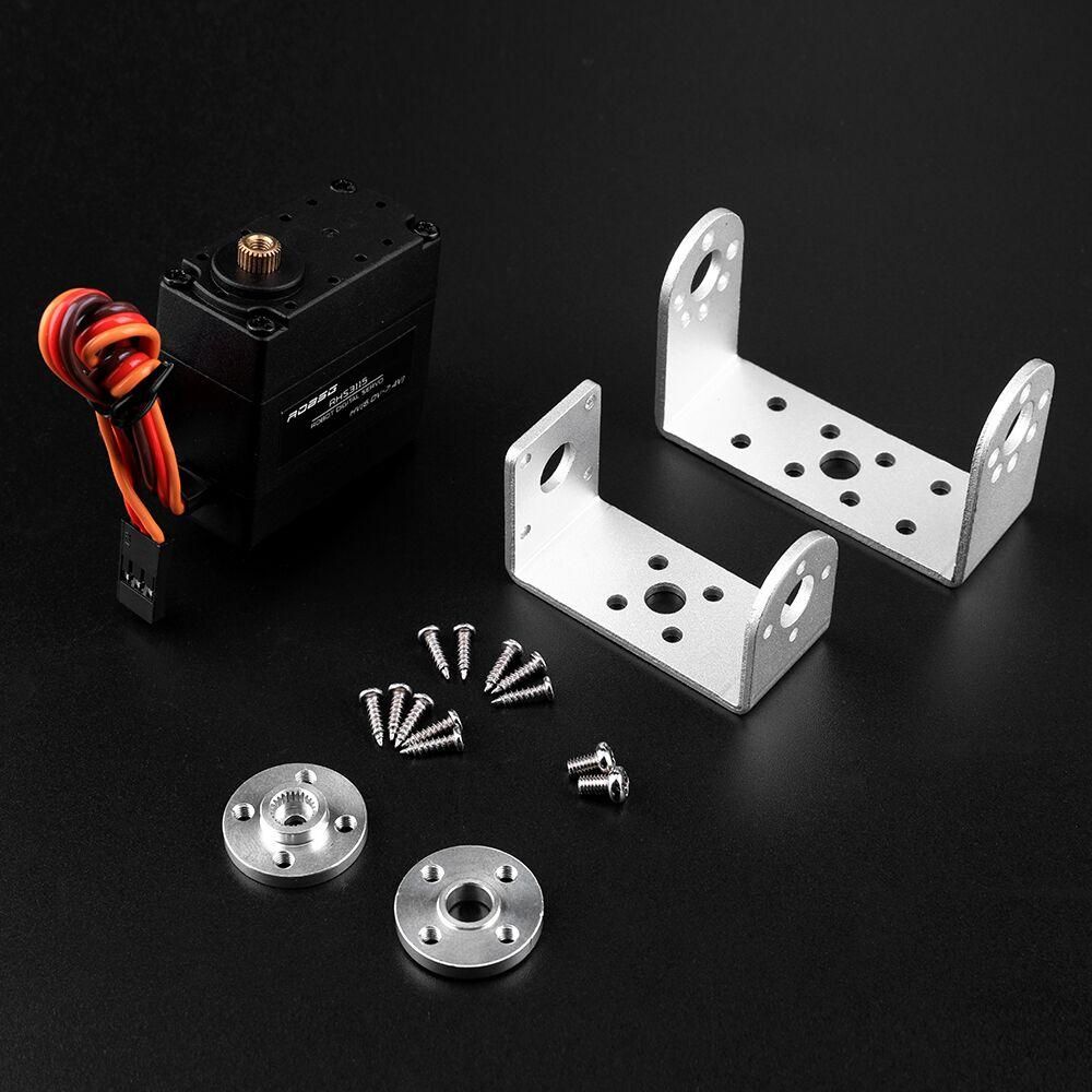 Micro 20kg Servo Metal Gear High Torque for RC Robot Baja Car Buggy Truck Boat Airplane