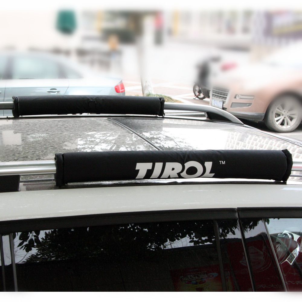 New Oxford Pair Of Roof Rack Pads Inflatable Padded Crossbar