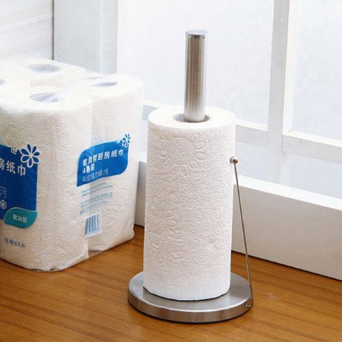 Kitchen Stainless Steel Long Style Tissue Paper  Rack