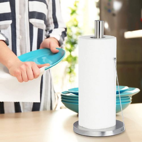 Kitchen Stainless Steel Long Style Tissue Paper  Rack
