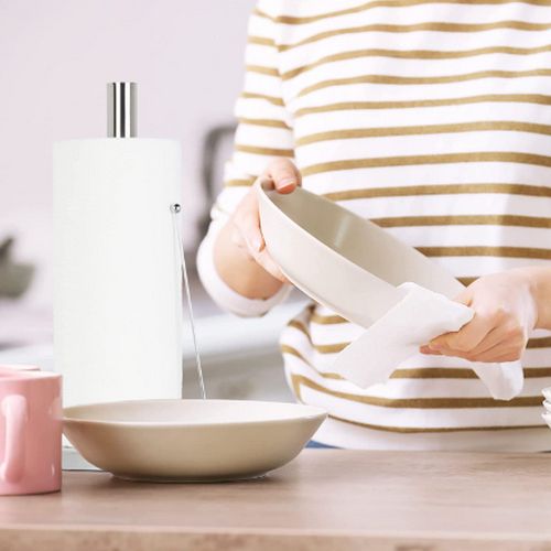 Kitchen Stainless Steel Long Style Tissue Paper  Rack