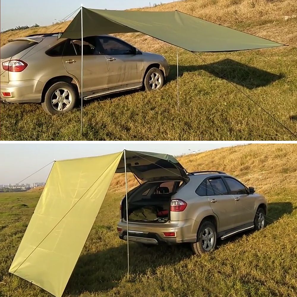 Auto Canopy Tent Roof Top For SUV Car Outdoor Camping Travel