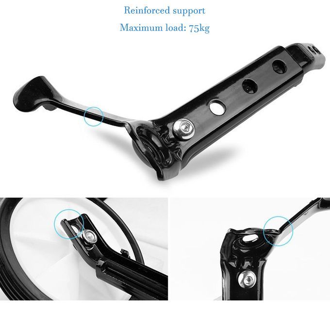 Universal Bike Stabilisers Wheel Kids Cycle Training Wheels For Black