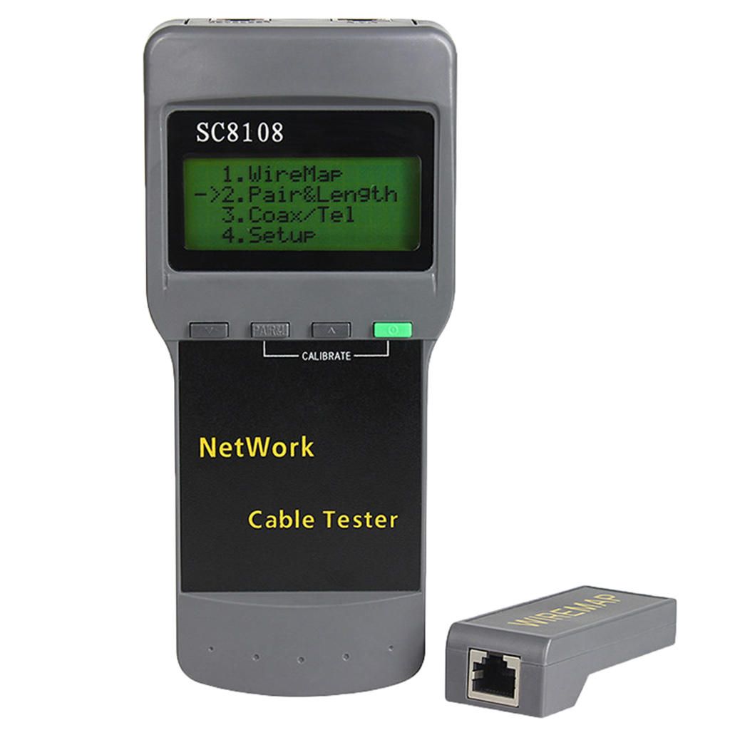 5E 6E SC8108  Network LAN Length Cable  Meter Tools