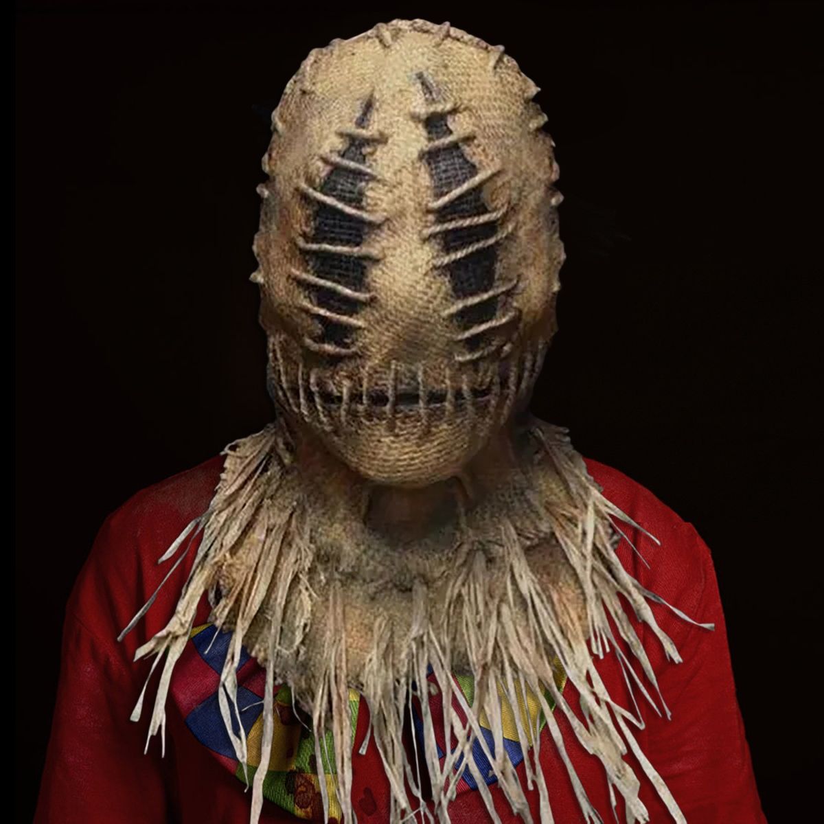 Scary Halloween Scarecrow Mask Headdress Funny Props Horror