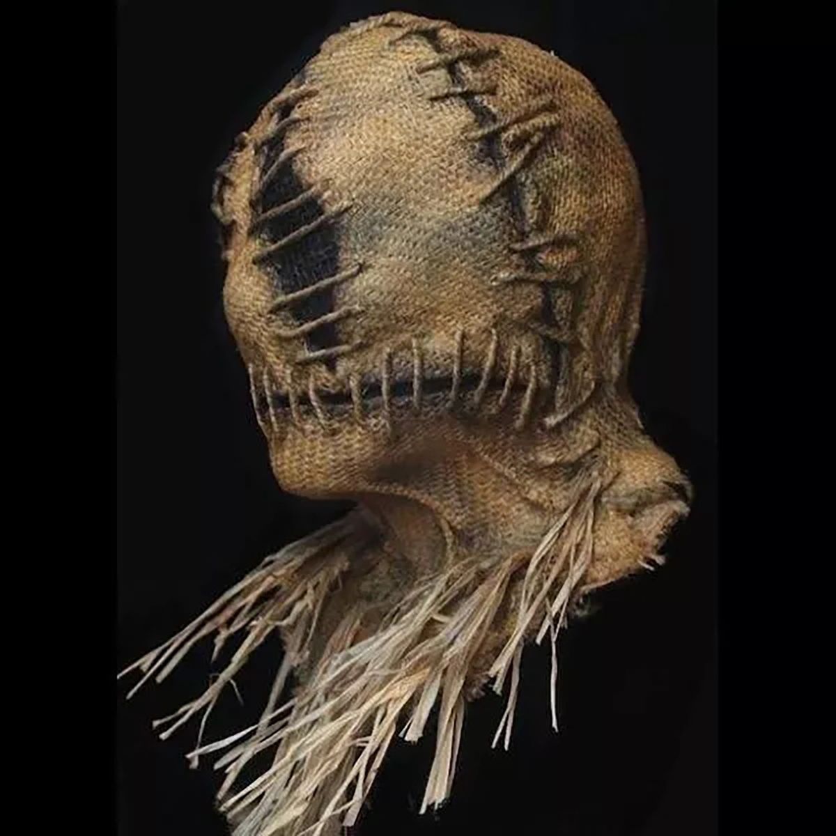 Scary Halloween Scarecrow Mask Headdress Funny Props Horror