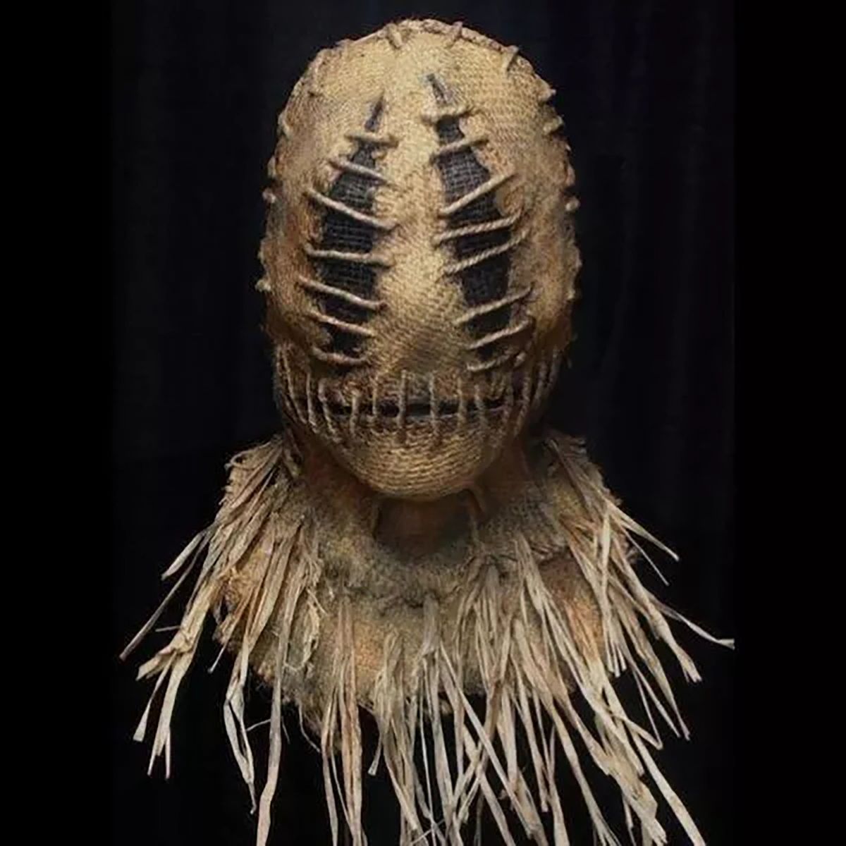 Scary Halloween Scarecrow Mask Headdress Funny Props Horror
