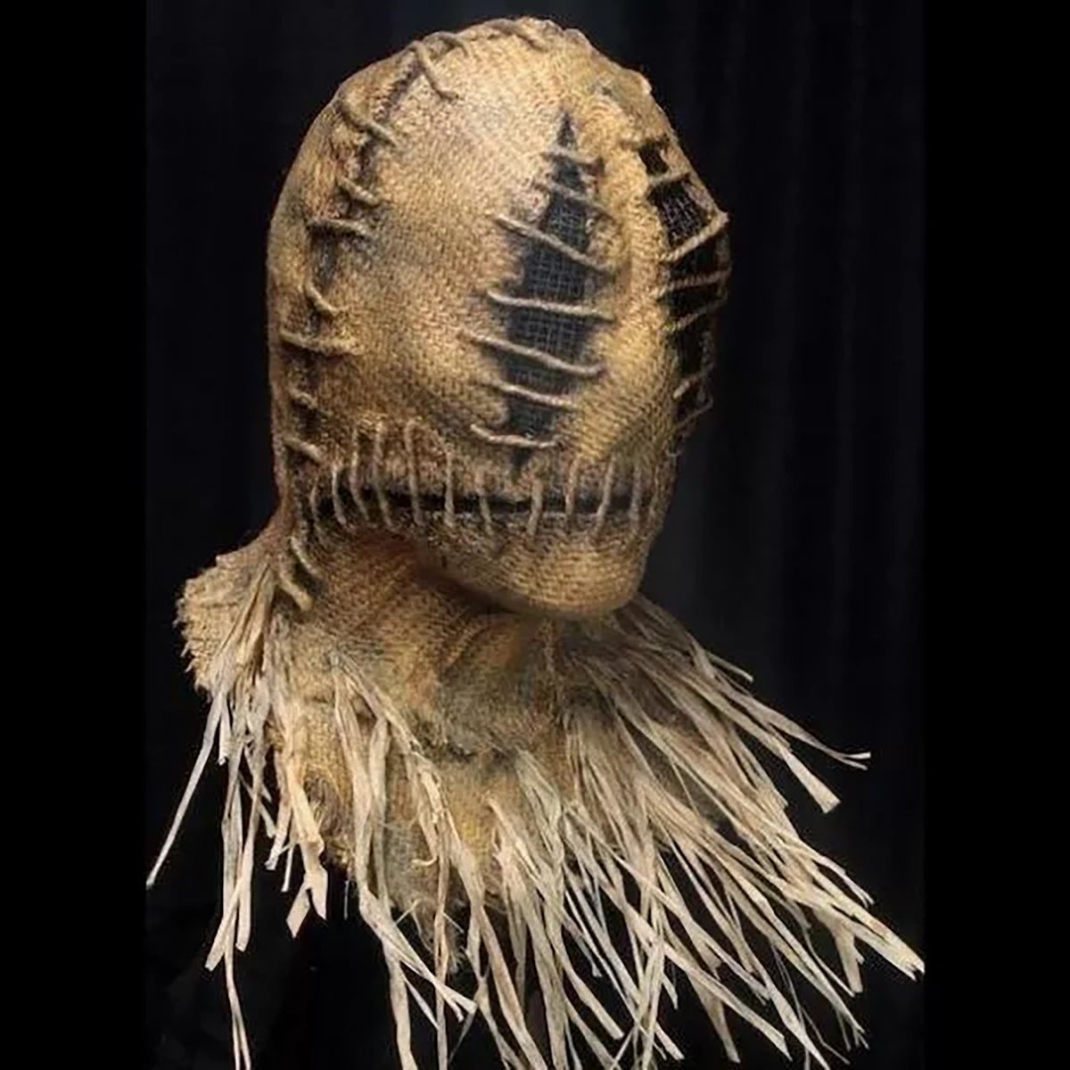 Scary Halloween Scarecrow Mask Headdress Funny Props Horror