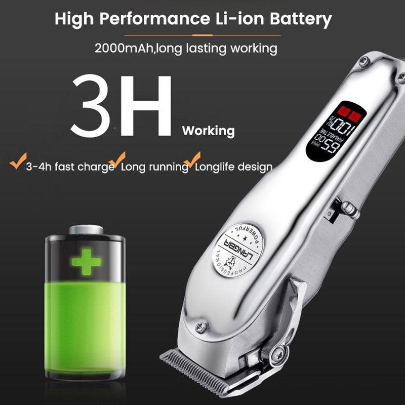 All Metal Dog Clippers For Grooming Professional Cordless Pet Hair Trimmers Shears Cutting Machine