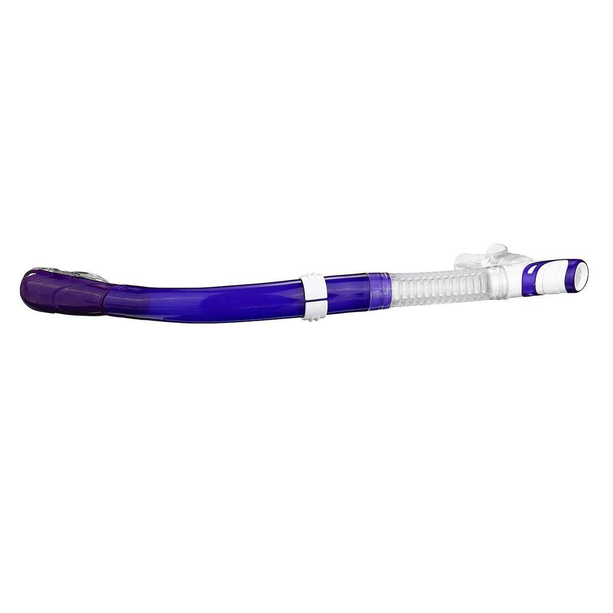 Professional Full Dry Swimming Snorkel Air Breathing Scuba Tube For Diving Violet