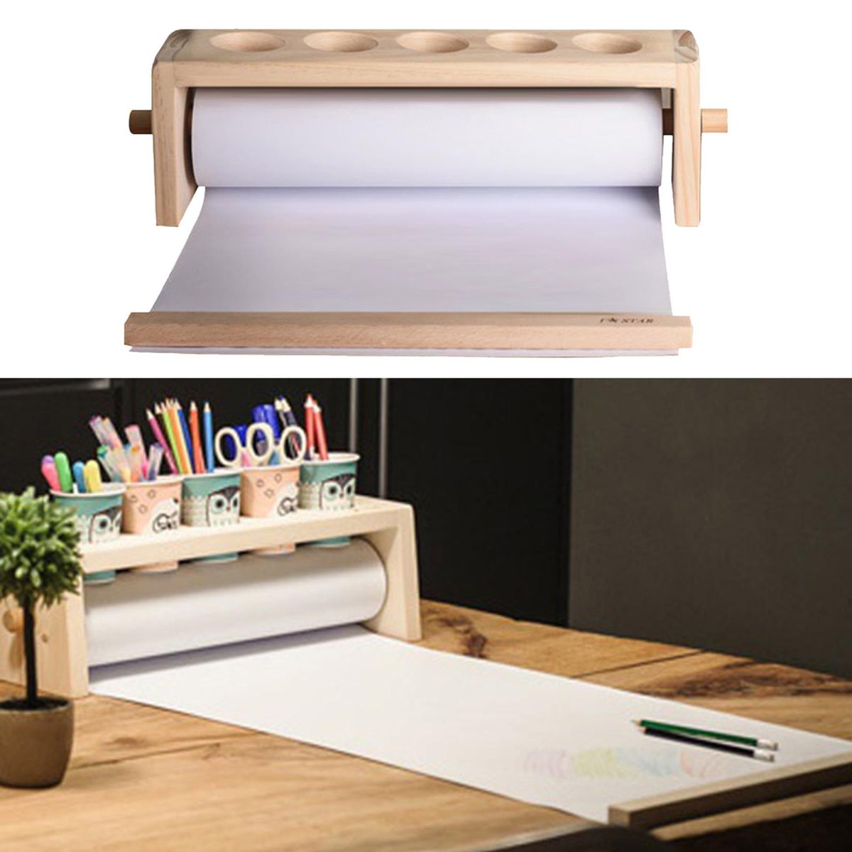 Easel Paper Holder Drawing Paper Dispenser For Drawing