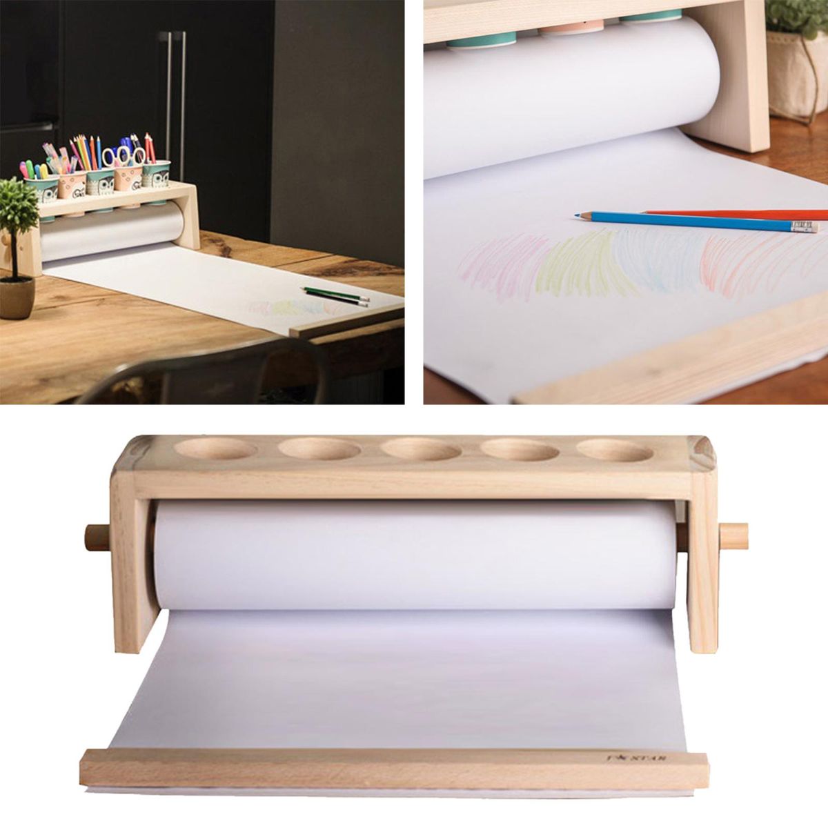 Easel Paper Holder Drawing Paper Dispenser For Drawing