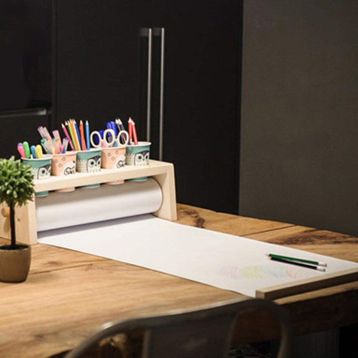 Easel Paper Holder Drawing Paper Dispenser For Drawing