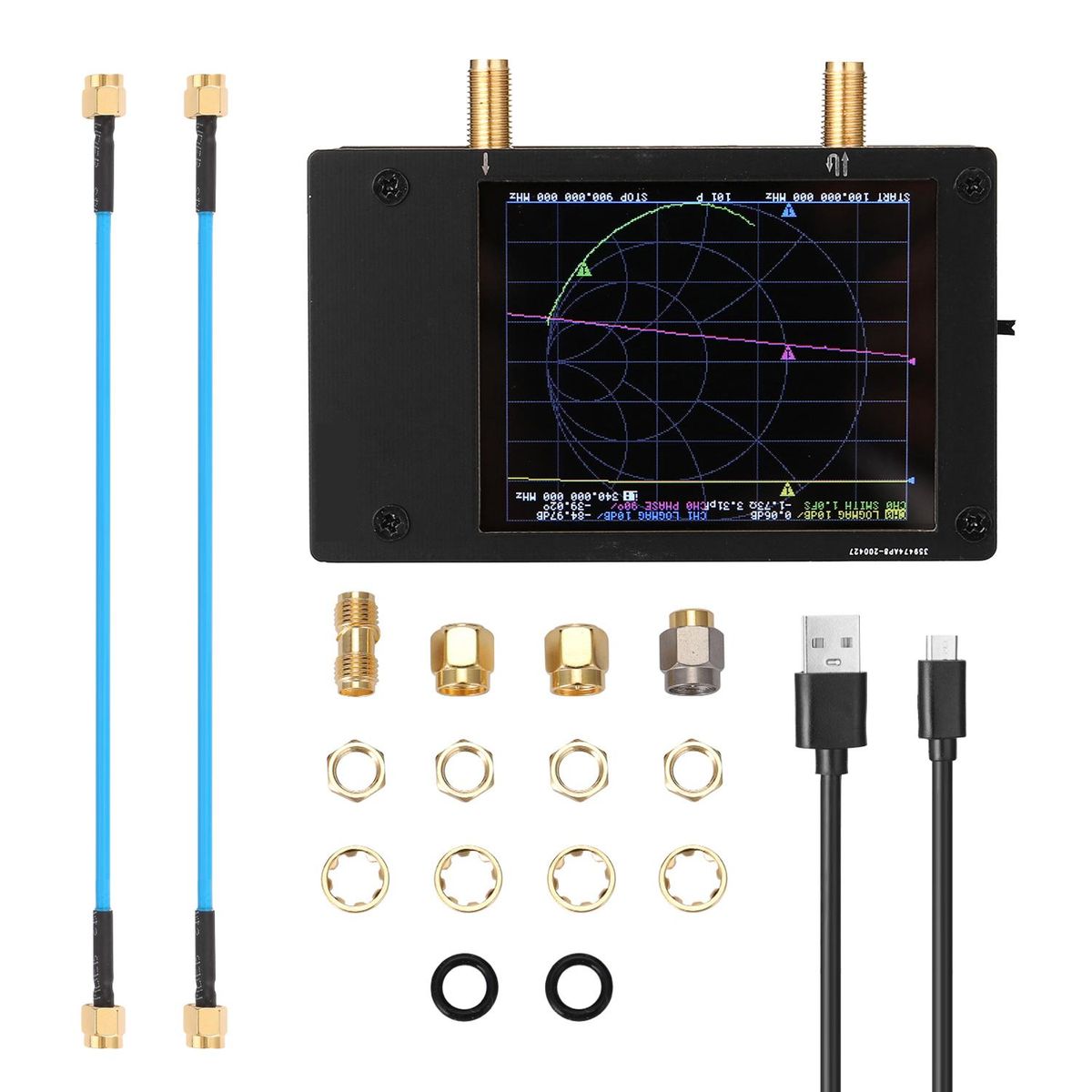 3G Vector Network Analyzer S-A-A-2 V2 Antenna Analyzer Shortwave HF VHF UHF with Housing