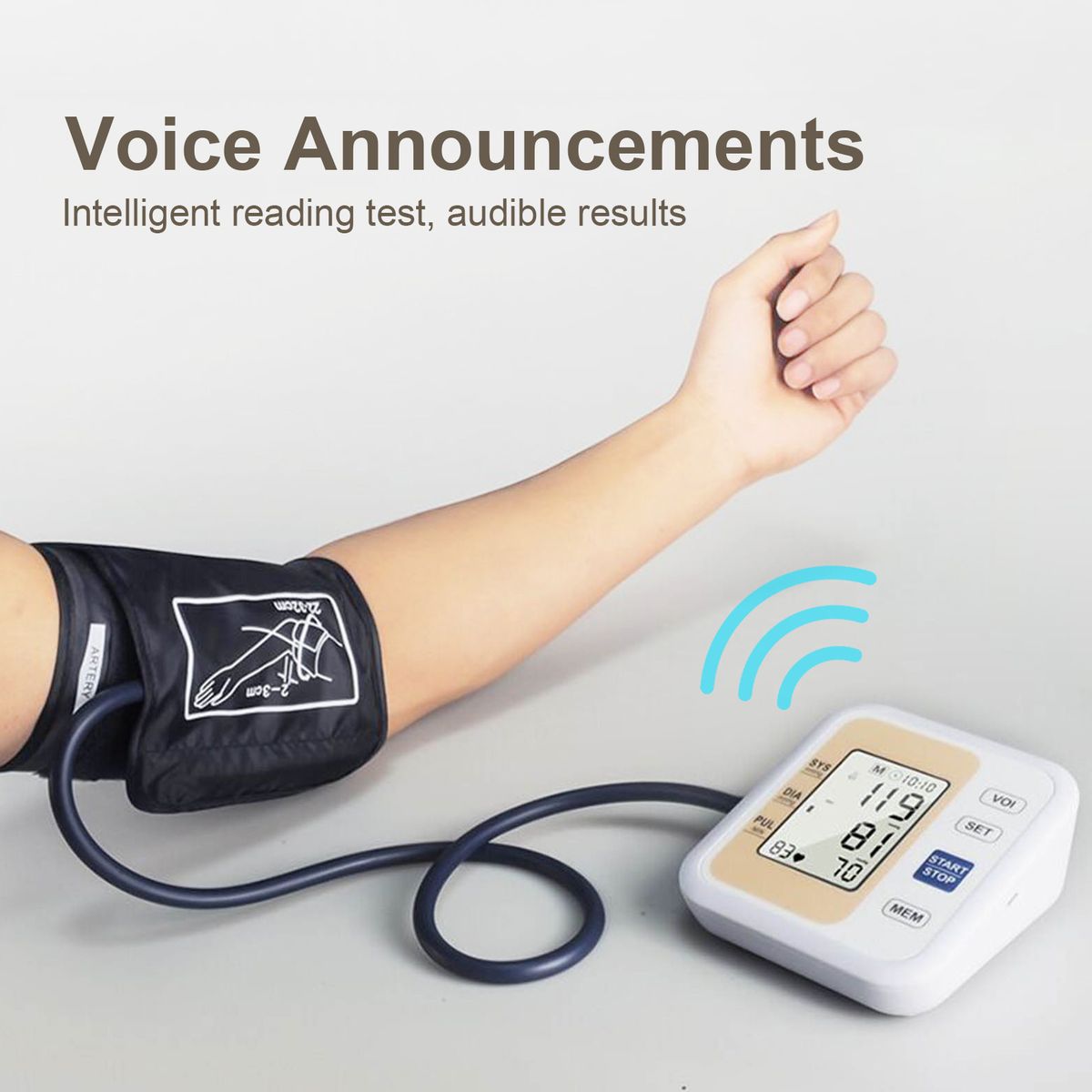 Arm Electronic Sphygmomanometer Pair 99 Group Memories