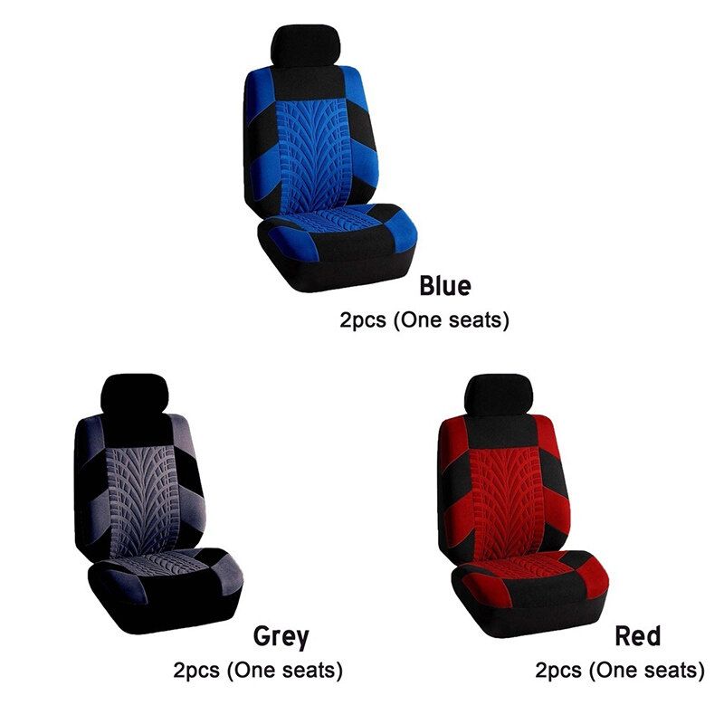 (1/2/5-seater) 5mm Breathable Car Seat Cover All-season Auto Protector Interior Front Seat Rear Seat Back Seat Cushion Cover W/ Separate Headrest Cover For Car Truck SUV Van BLK+GREY (5-seaters)
