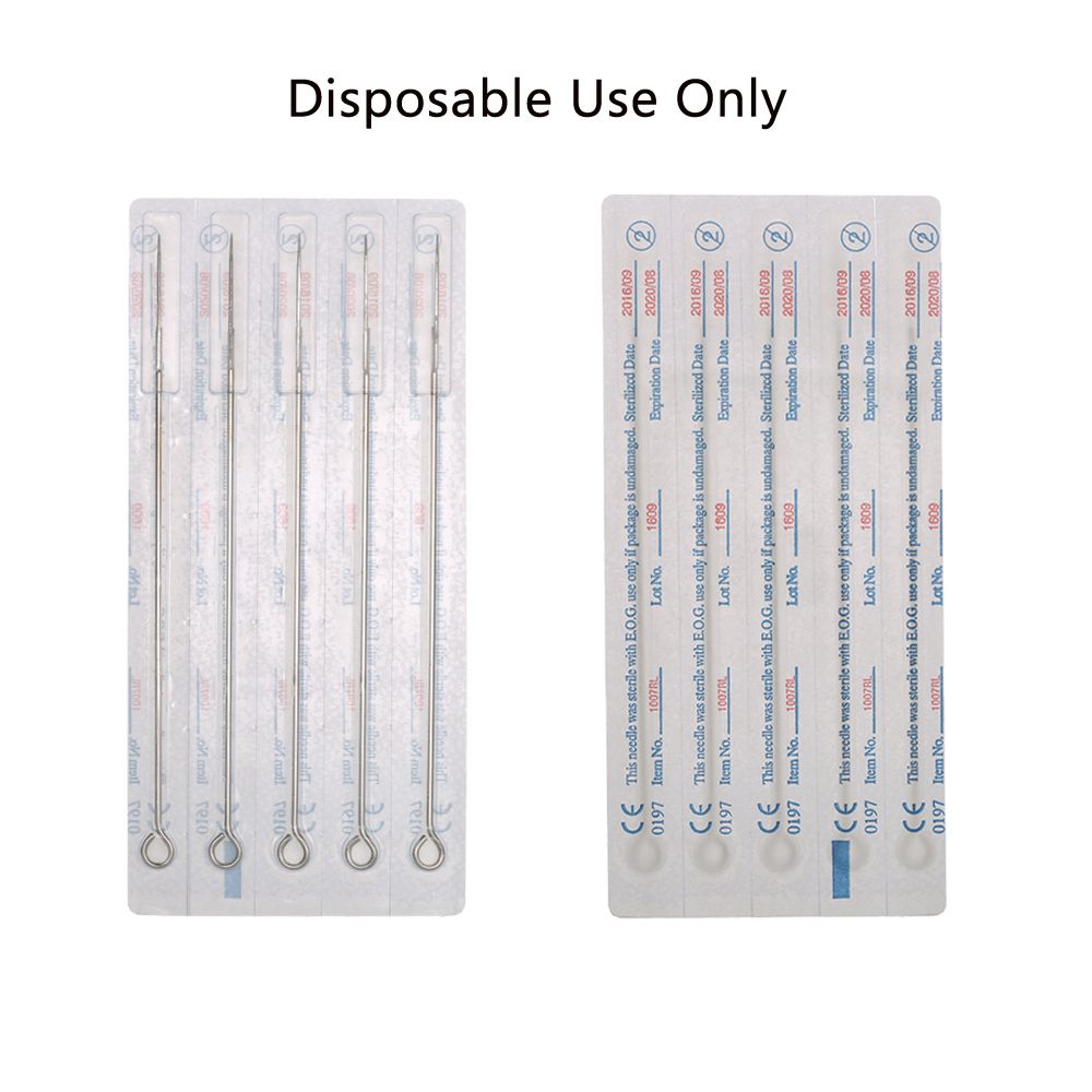 100pcs Mixed Tattoo Needle Set Stainless Steel Round Liner Professional Permanent Tattoo Tool Kit