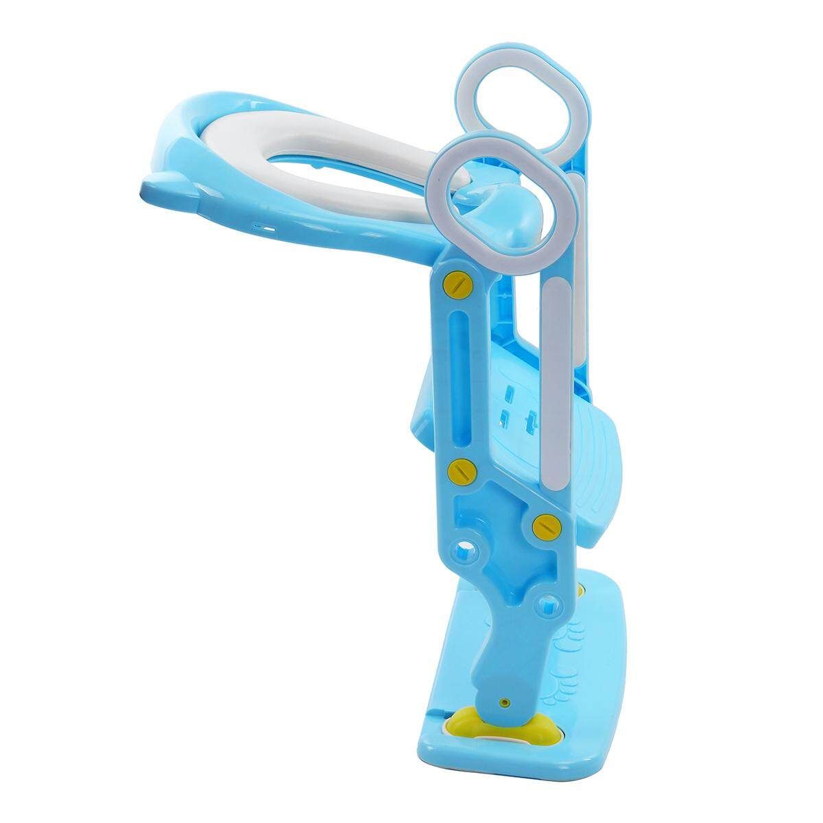 Super Safe Non Slip Kids Baby Toddler Toilet Seat Ladder Step Potty Training