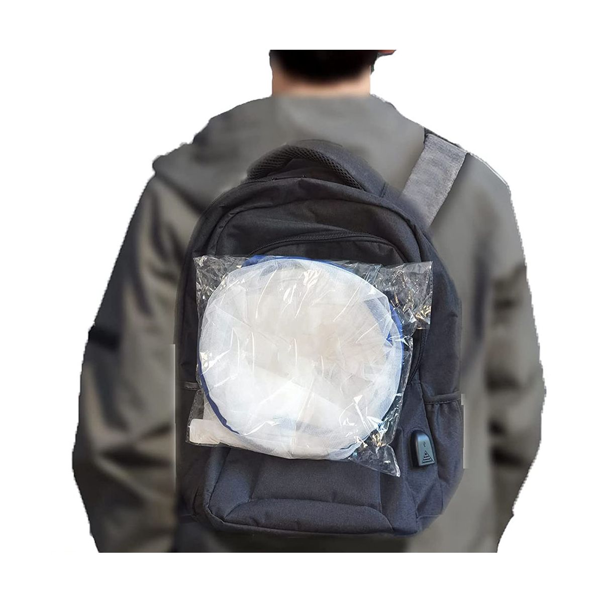 Head Net Foldable Travel  for Bed Installation-Medium Size
