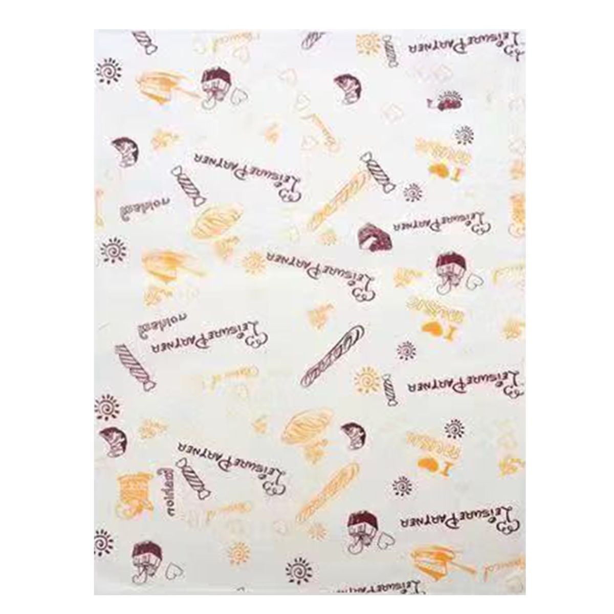 50Pcs Food Basket Liner Barley Print Tray Liner E
