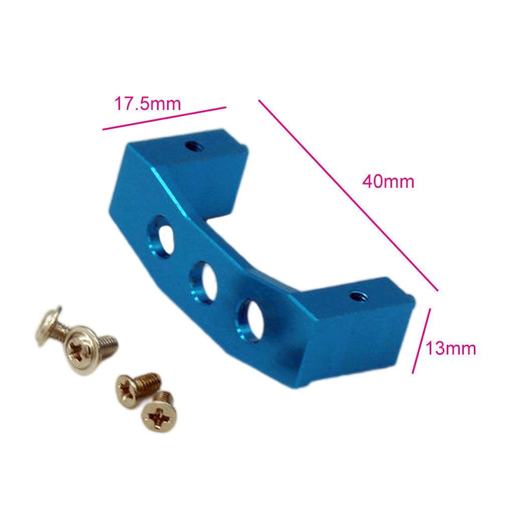 1:14 RC Steering Servo Fixed Mount Bracket For WLtoys 144001 Blue