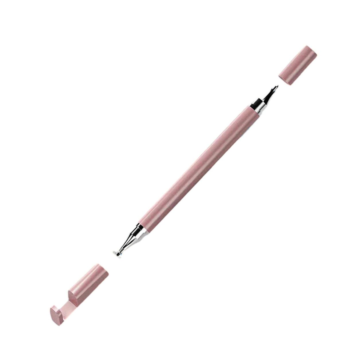Touch Screen Pen with Ballpoint Smartphone Stylus Pen with for Android Rose Gold