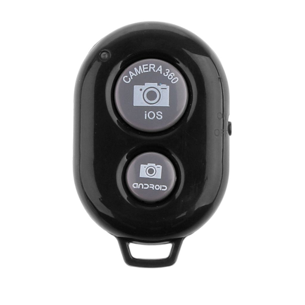 Black Bluetooth Selfie Monopod Phone Camera Remote Shutter For Black