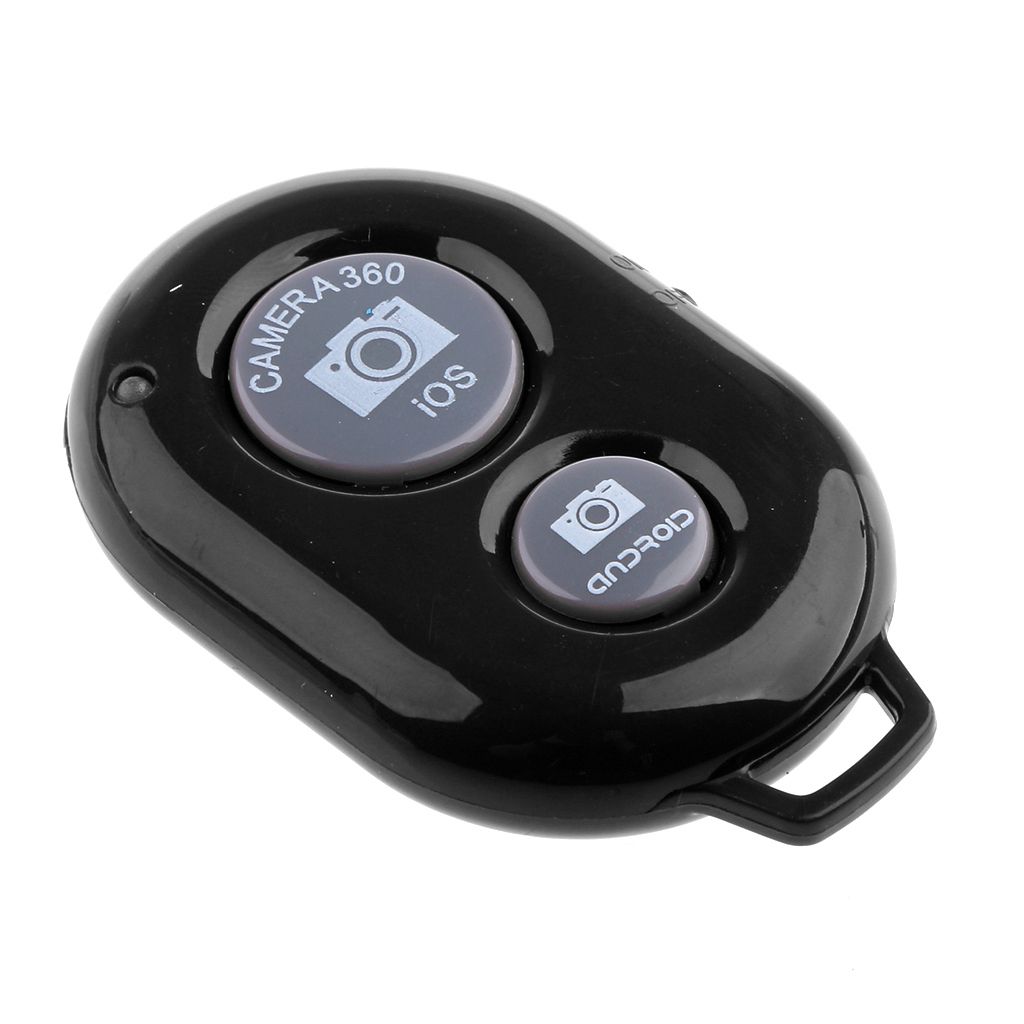 Black Bluetooth Selfie Monopod Phone Camera Remote Shutter For Black