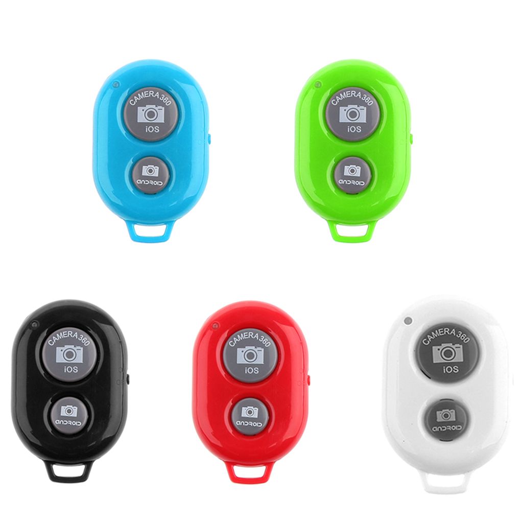 Black Bluetooth Selfie Monopod Phone Camera Remote Shutter For Black