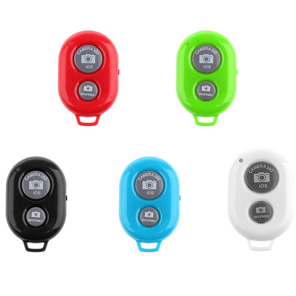 Black Bluetooth Selfie Monopod Phone Camera Remote Shutter For Black