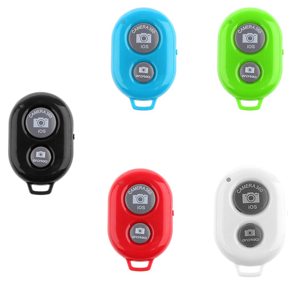 Black Bluetooth Selfie Monopod Phone Camera Remote Shutter For Black
