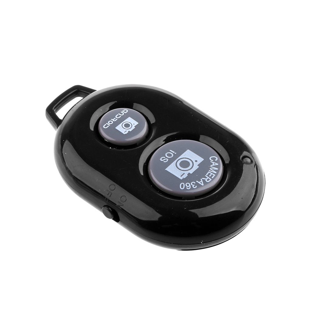 Black Bluetooth Selfie Monopod Phone Camera Remote Shutter For Black