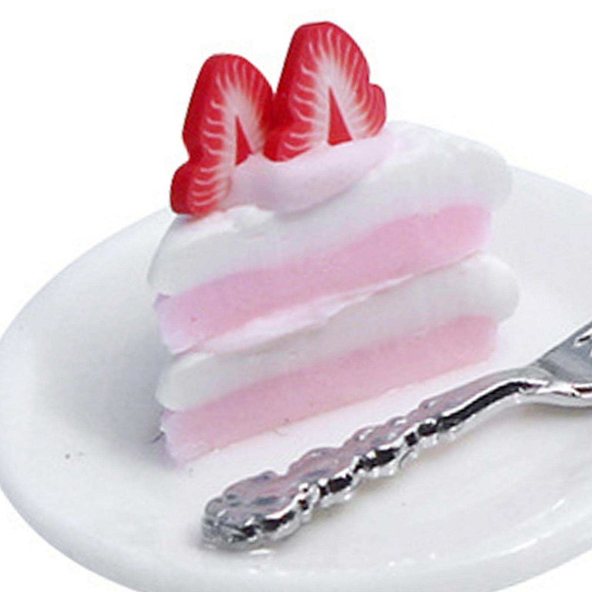 1/12 Miniatures Dollhouse Play Food Cake Dollhouse Strawberry Cake