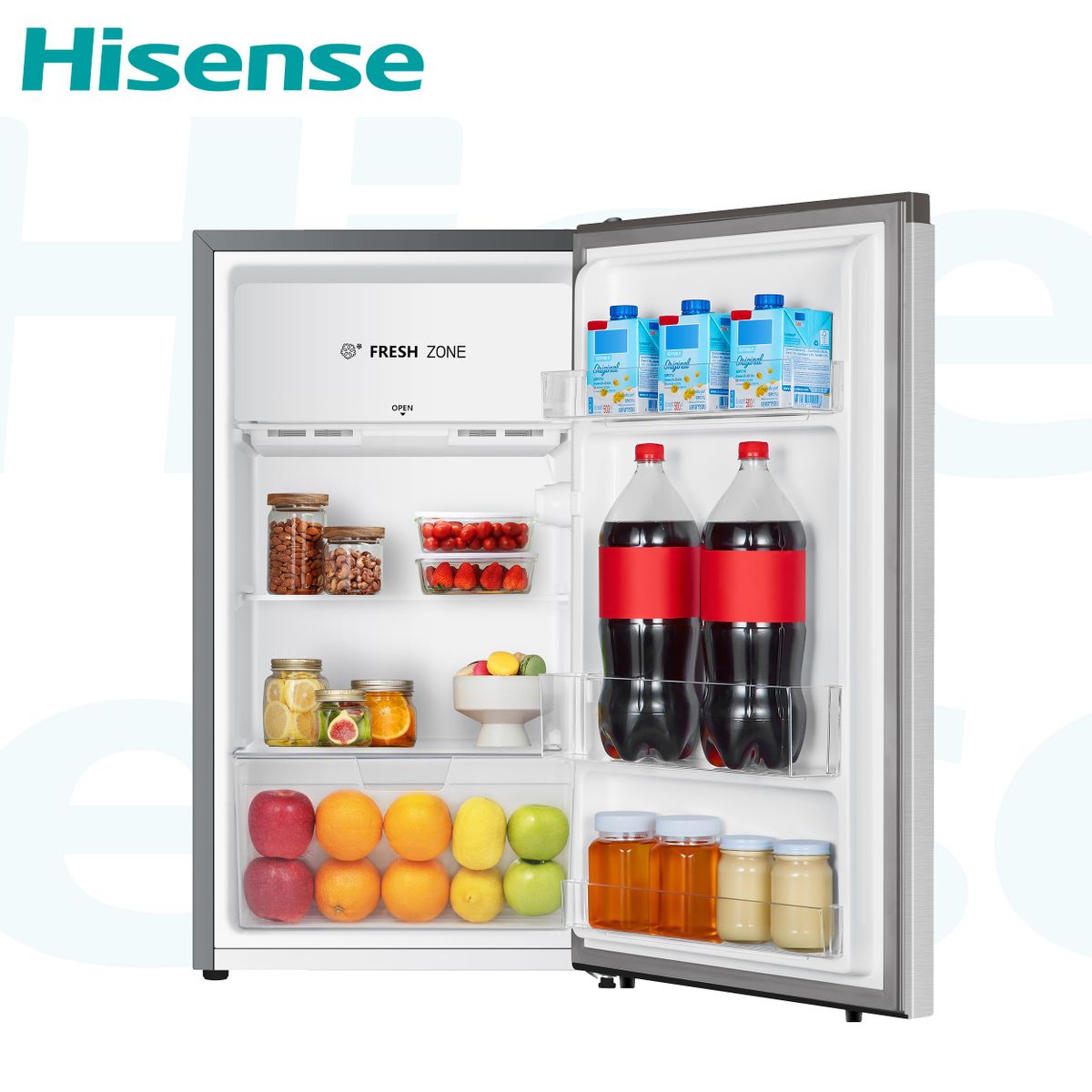 121 Litres Single Door No Frost Refrigerator (121DR)- Silver