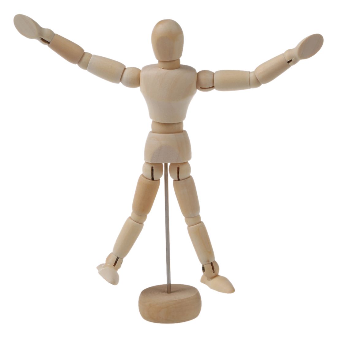 4.5 Inch Wooden Male Artist Manikin Jointed Mannequin Hand