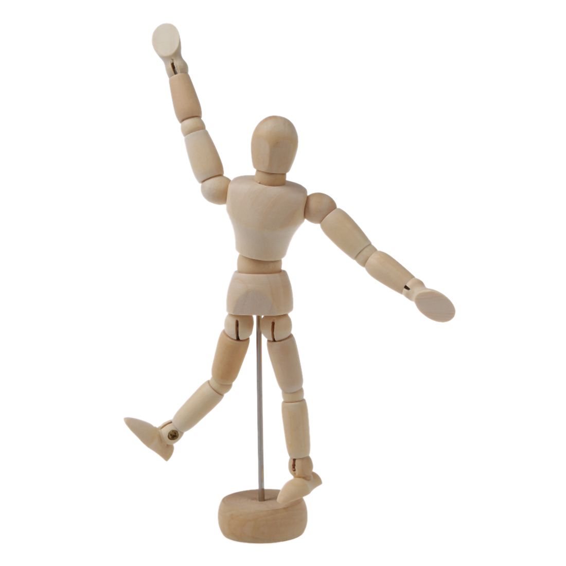 4.5 Inch Wooden Male Artist Manikin Jointed Mannequin Hand