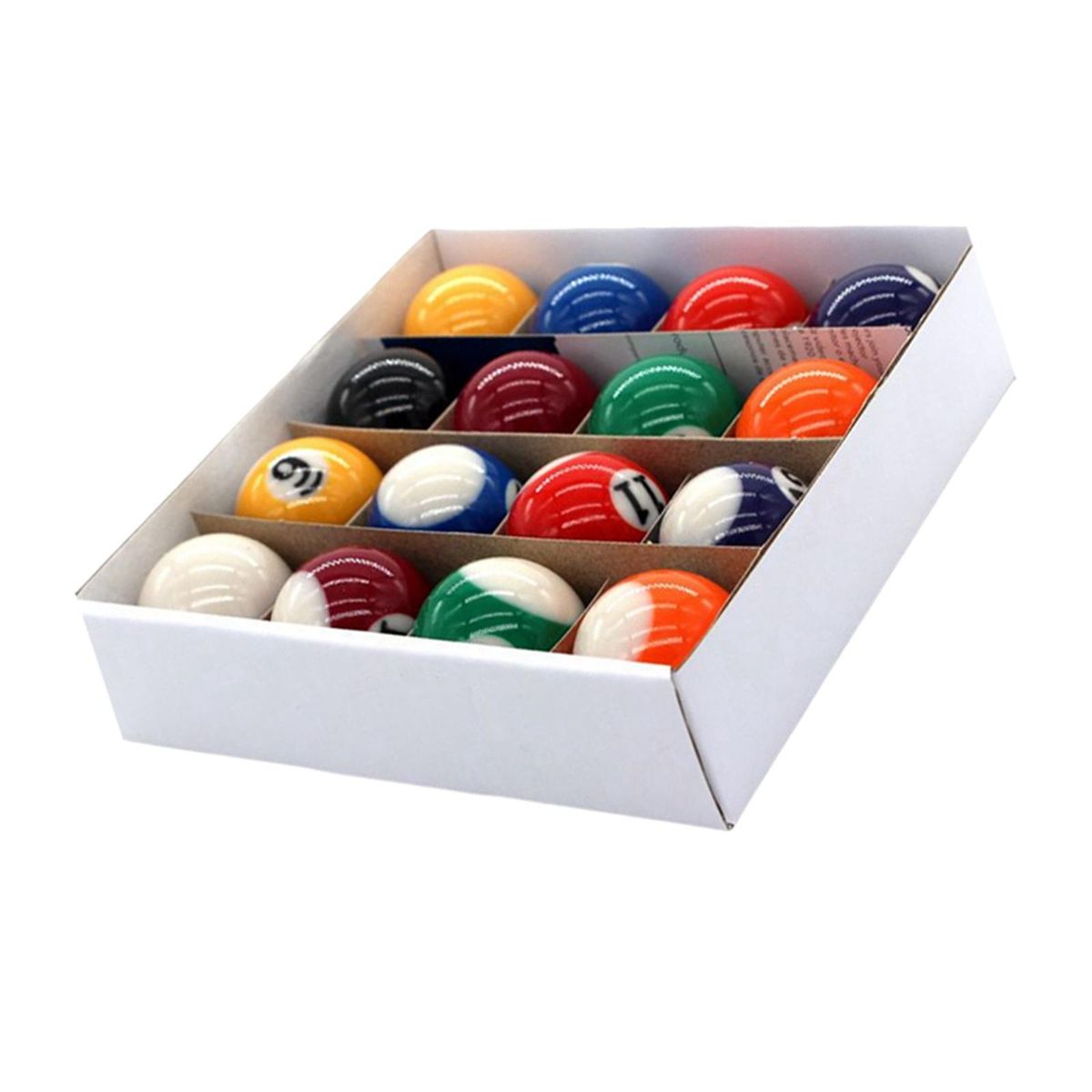 16 Pieces Mini Billiard Balls, Resin Pool Table Balls, Kids Toys 25mm
