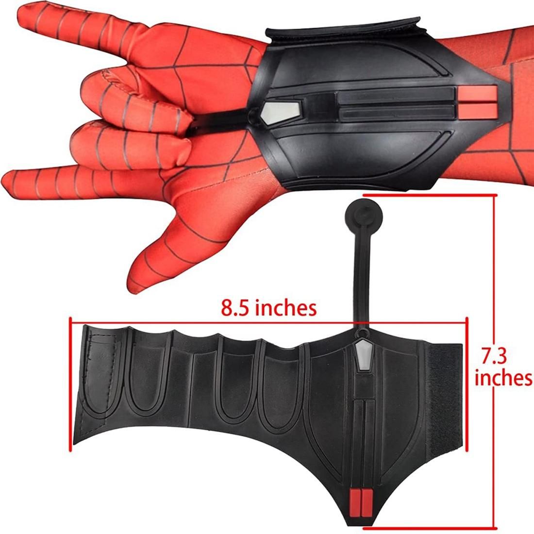2 Pcs Spider Wrist Web Shooters Toy Spider Super Decoration