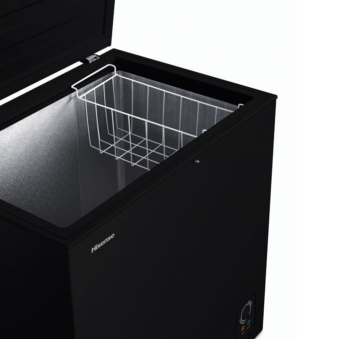 189 Litres Chest Freezer (FRZ FC-250SH) -  Black With One Year Warranty