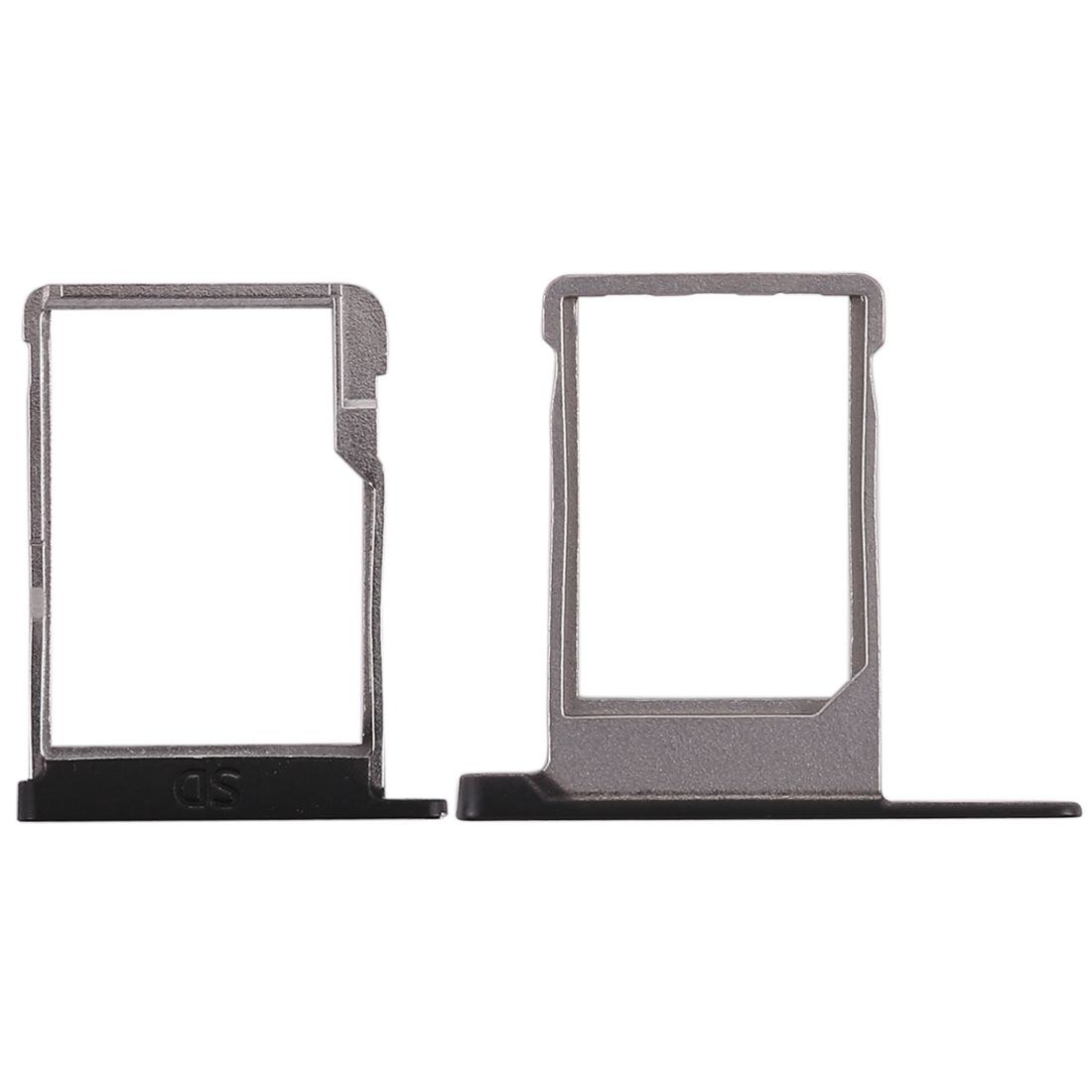 SIM Card Tray + Micro SD Card Tray For Blackberry Priv (Black)