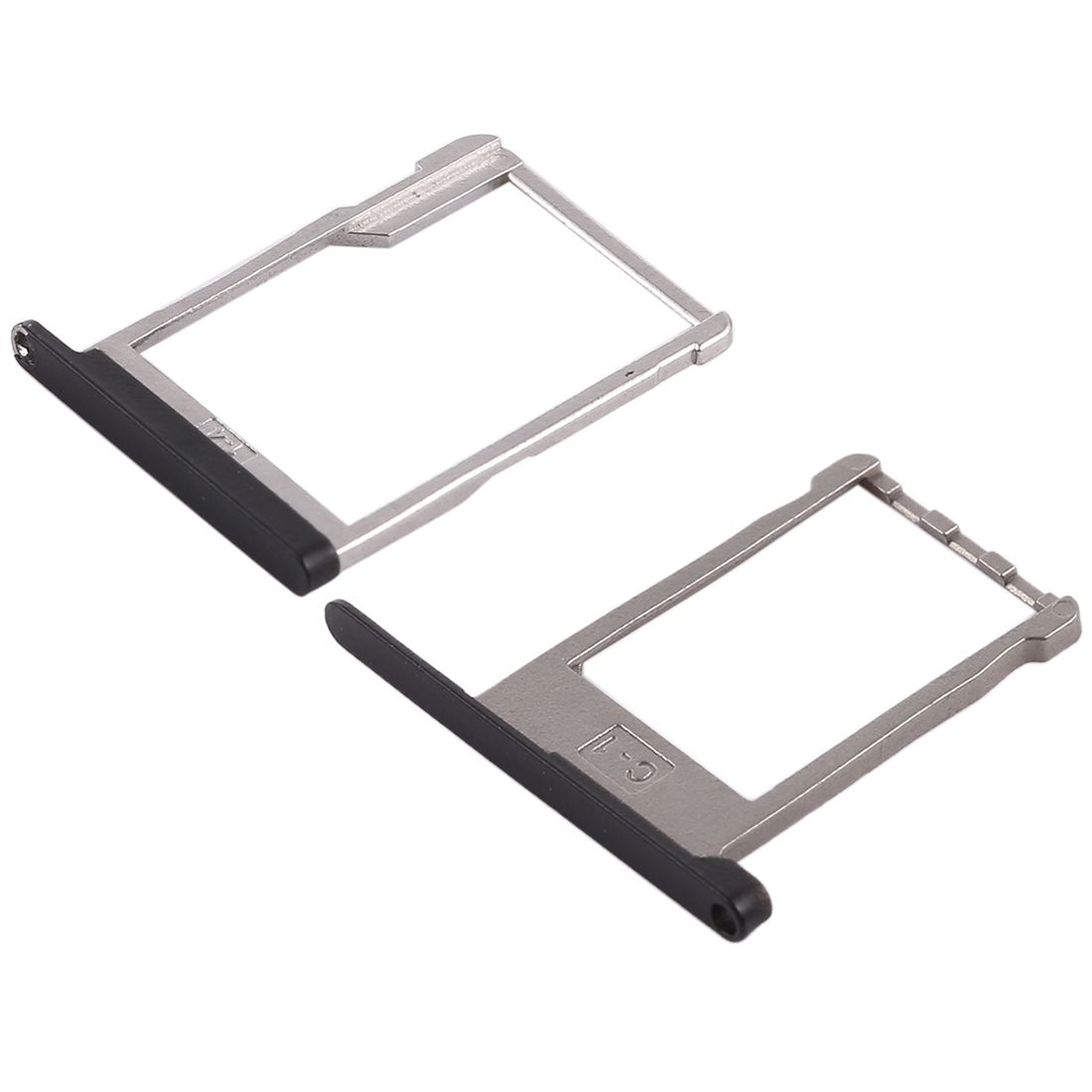 SIM Card Tray + Micro SD Card Tray For Blackberry Priv (Black)