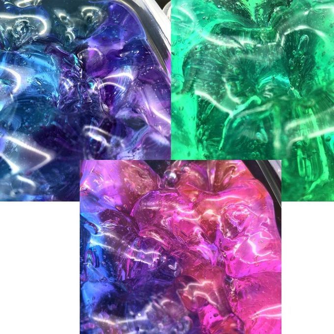 60ML  Lay Slime DIY  Rystal Mud Play Transparent Magi  Kid Toys Best Gift-green & Blue