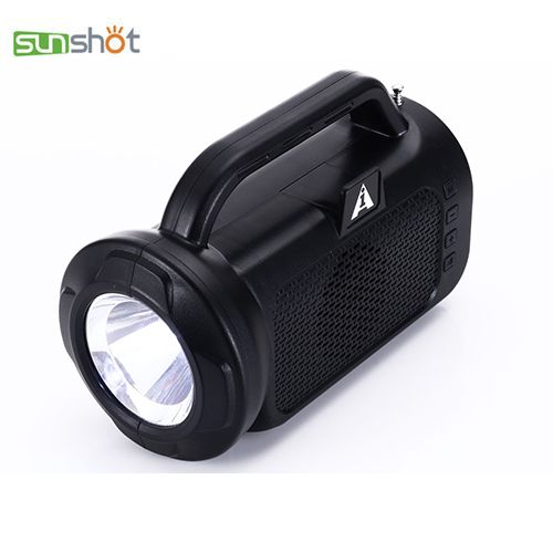 AI-136 Solar Charging Flashlight Mobile  Bluetooth Speaker