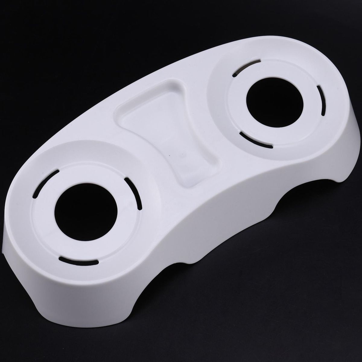 Cat Ears Shaped Cat Oblique Double Bowls Neck Protection