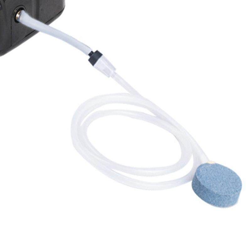 Air Bubble Disk Aerator Aquarium Fish Tank Pond Pump Hydroponic Oxygen Air Pump Air Hose Pipe --- RS-290 Single-headed 3W Oxygen Pipe 2m   1 Outlet Stone