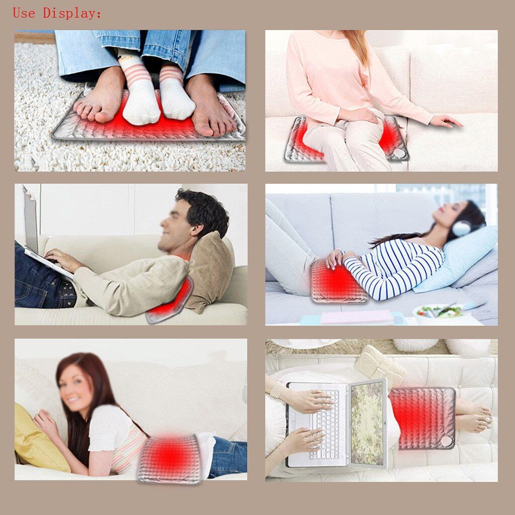 6-Level Electric Heating Warming Pad Heat Mat Body Pain