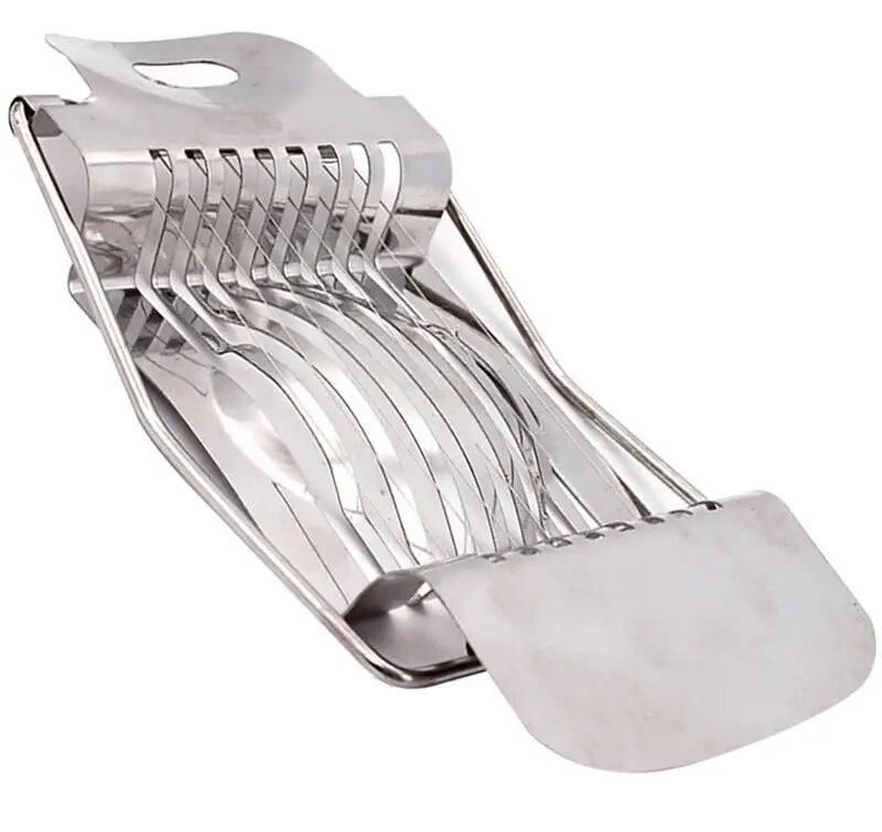 Kitchen Accessories 1Pcs Stainless Steel Boiled Egg Slicer Section Cutter Mushroom Tomato Cutter Kitchen Tool Egg Slicer Cutter